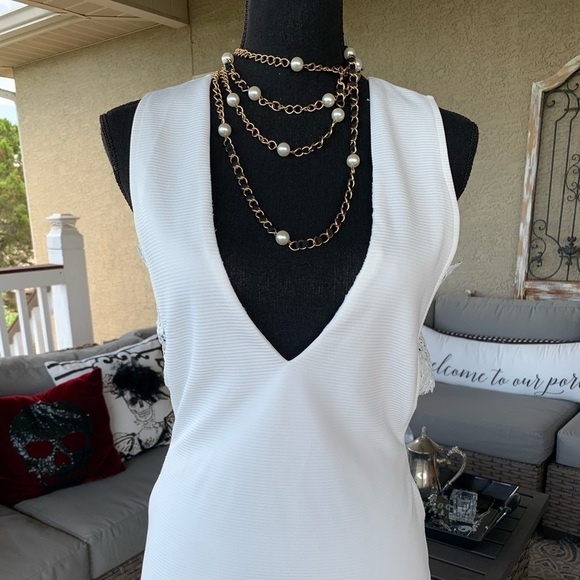 Kate Collection White Bodycon Dress - Picture 4 of 11